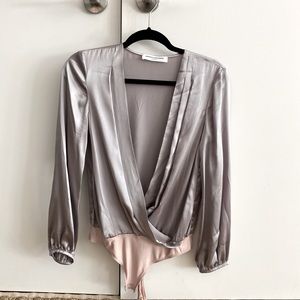 Revolve Silk Bodysuit - Amanda Uprichard (Never worn!)